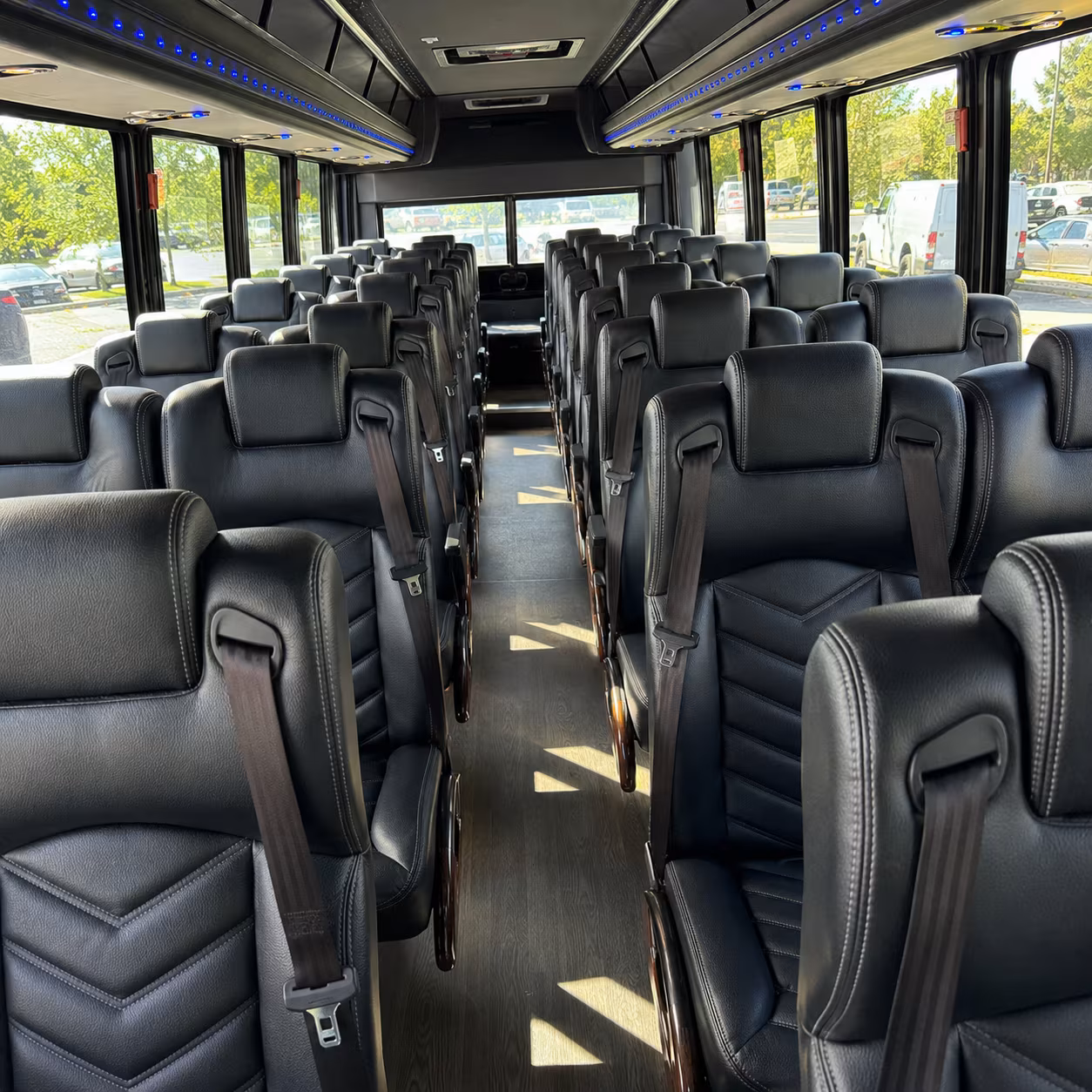 charter buses for finger lakes vineyard wedding weekends