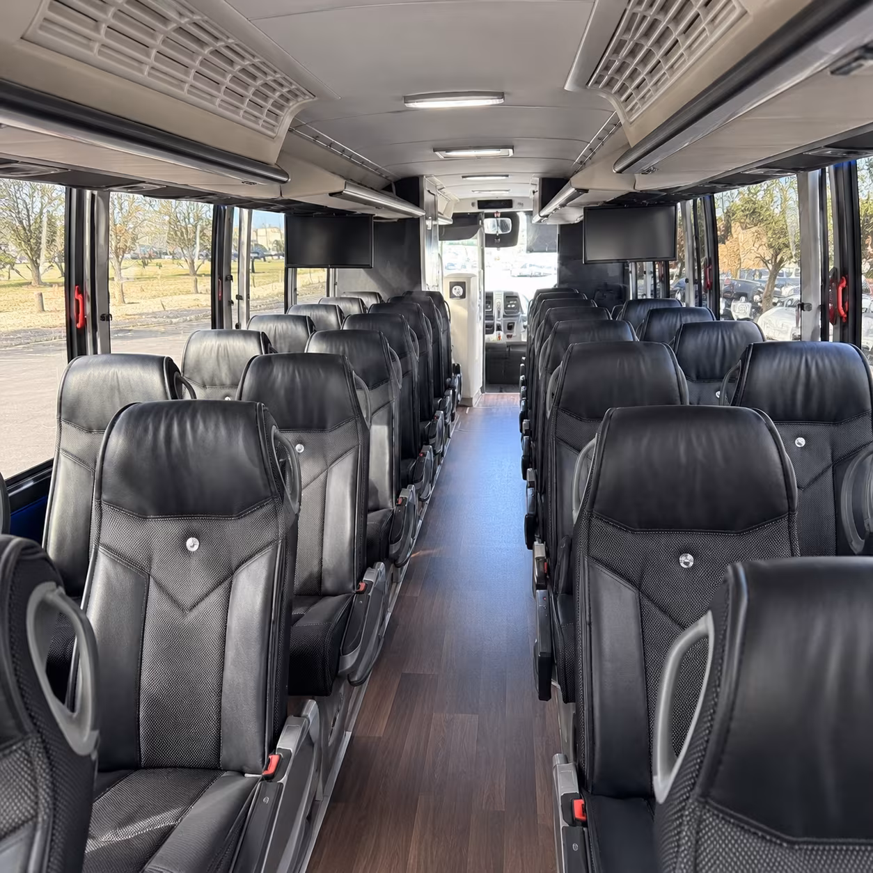ithaca charter bus inside