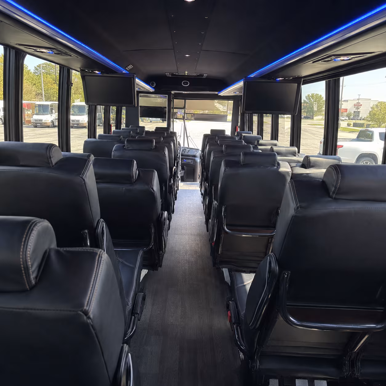 ithaca employee transportation onboard seating