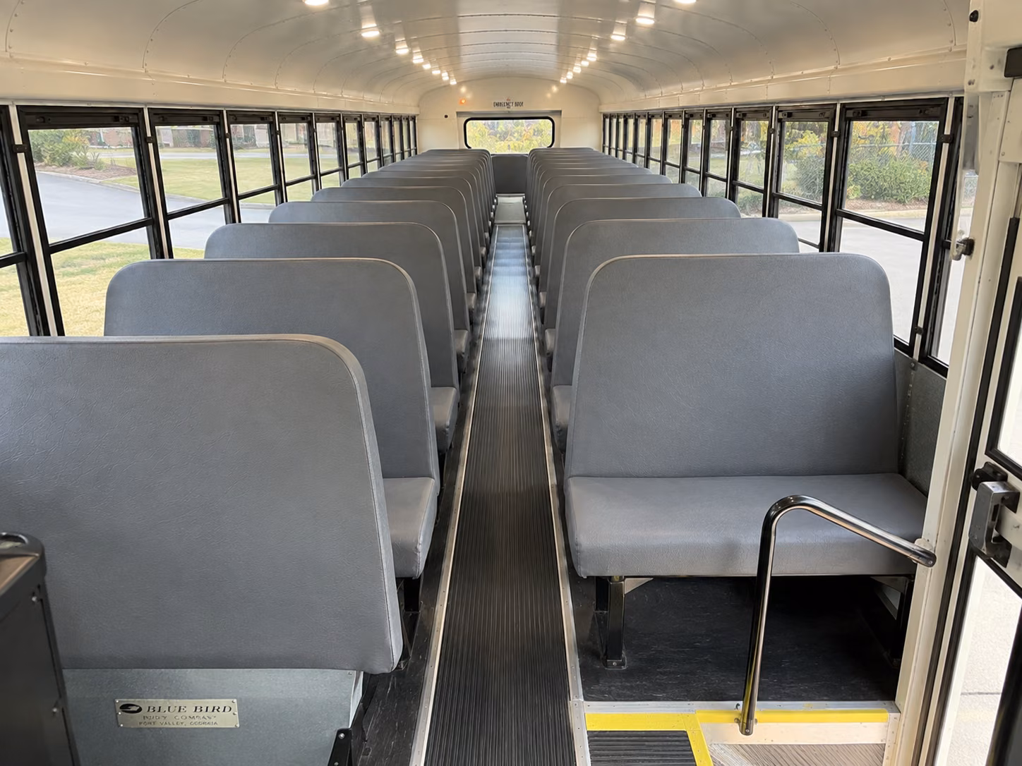 ithaca school bus inside