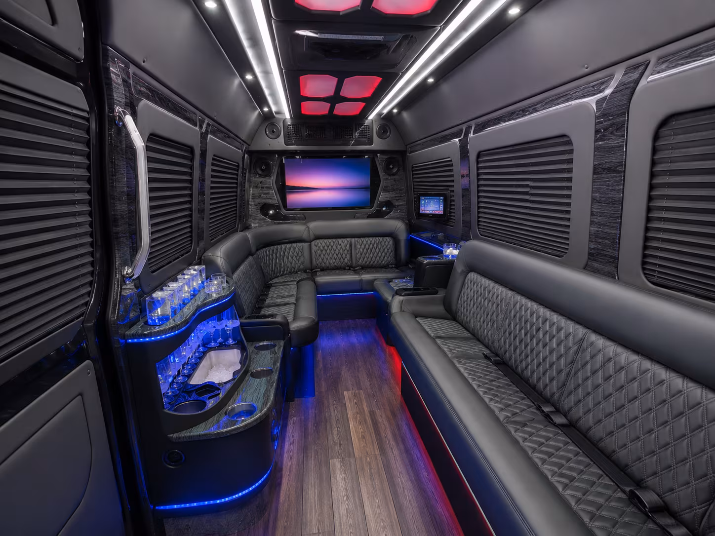 ithaca sprinter limousine interior