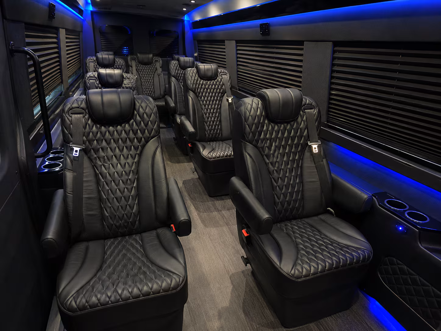 ithaca sprinter van with driver interior