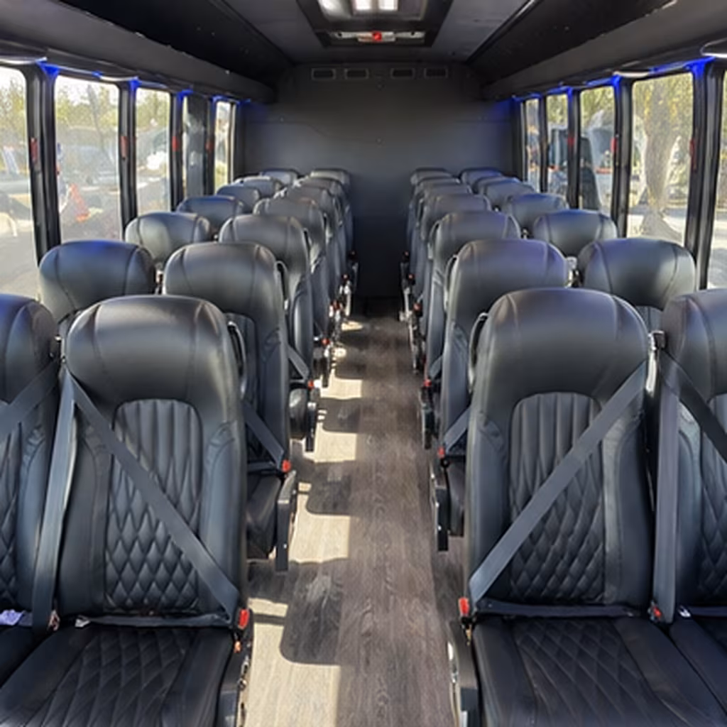 ithaca wedding transportation onboard seating